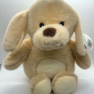 YuMe Puppy Dog Plush Tan Beige Cream Target Stuffed Animal Maxx Sewn Eyes